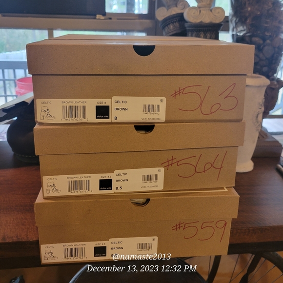 Dolce Vita Celtic Boots Brown Leather Lug Sole Faux Fur Designer Luxury #559 - Picture 15 of 17